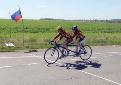 Рязанская велосипедистка соревновалась с сильнейшими спортсменками России